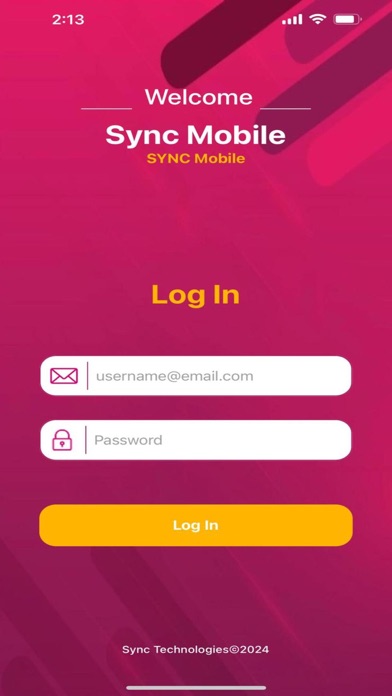 Sync Plus Mobile Screenshot
