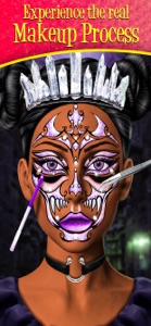 Halloween Makeup Beauty Game screenshot #2 for iPhone