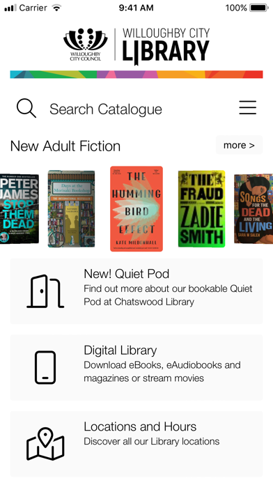 Willoughby City Library Screenshot