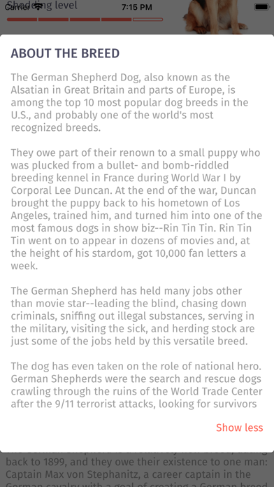 Paws: Dog & Puppy Breeds Screenshot