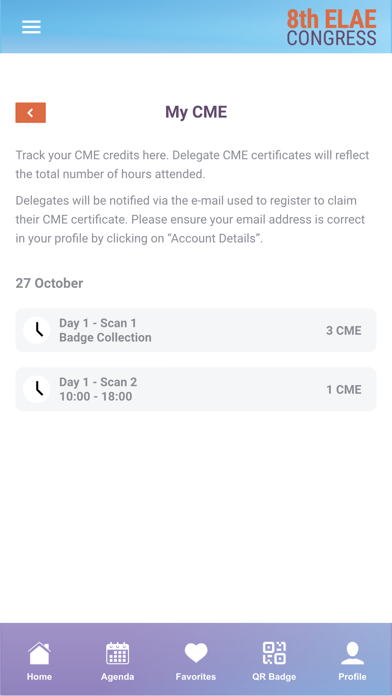ELAE Congress Screenshot