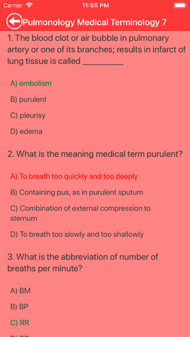 Pulmonology Medical Terms Quizのおすすめ画像5