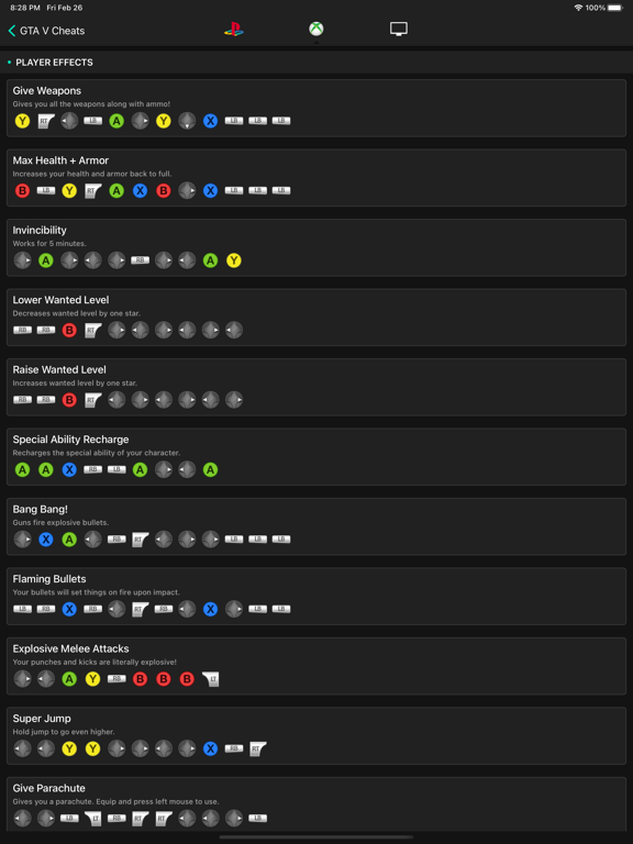 Screenshot #6 pour All Cheats for GTA V (5)