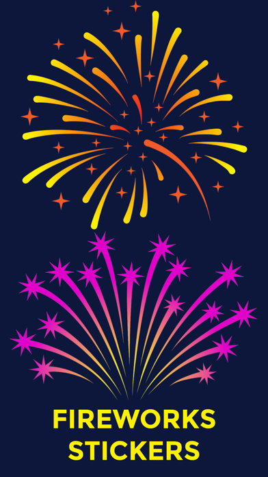 Screenshot #1 pour Fireworks Stickers