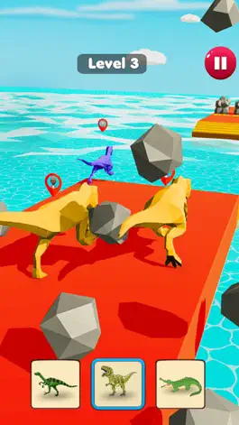 Game screenshot Dino Transform Smash Rush Run apk