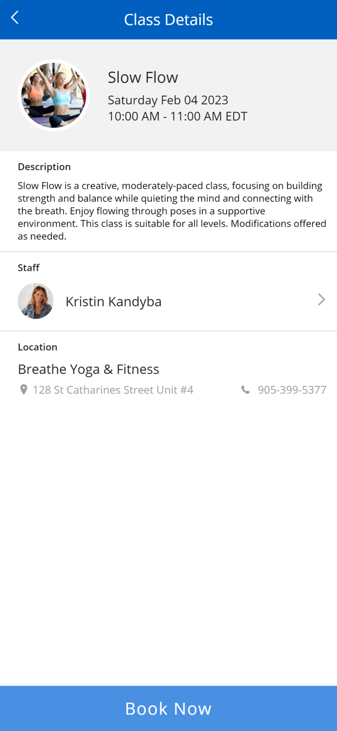 Breathe Yoga and Fitness