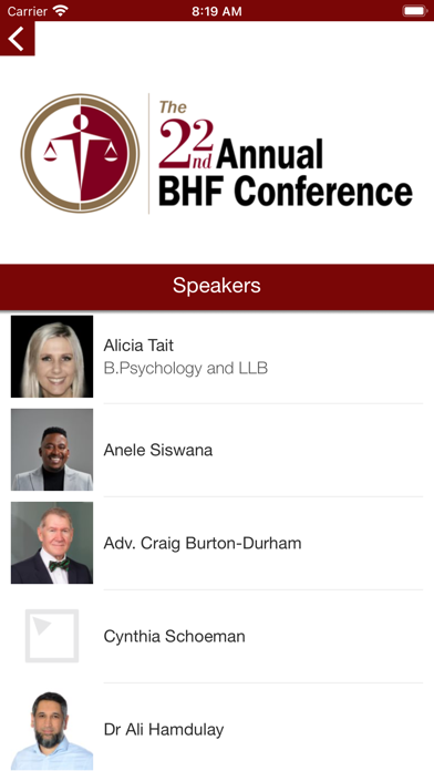 The 22nd BHF Conference 2023 Screenshot 2 - AppWisp.com The 22nd BHF Conference 2023 Screenshot 2 - AppWisp.com