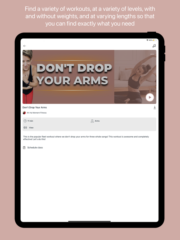 Ah Ha Moment Fitness iPad screenshot 4 - Health & Fitness app