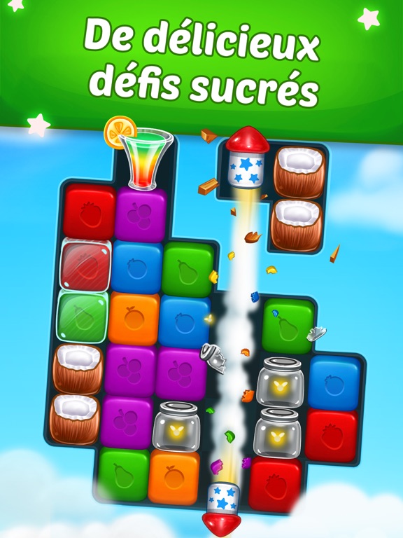 Screenshot #5 pour Explosion de cubes de fruits