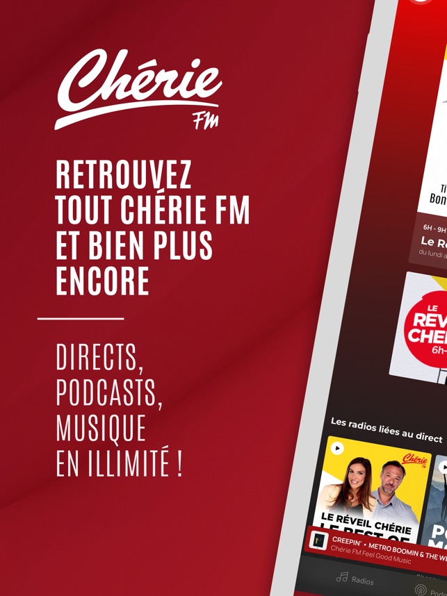 Chérie FM : Radios & Podcasts on the App Store
