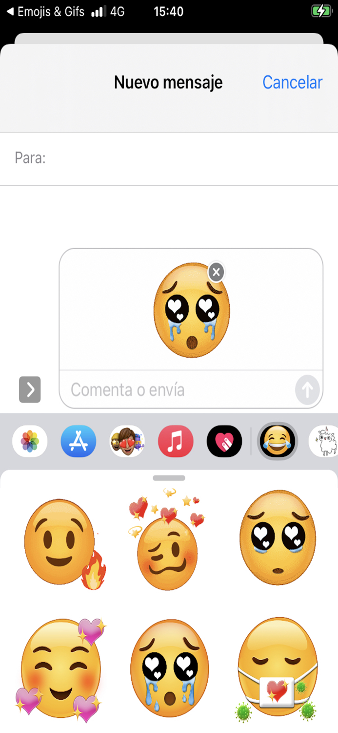 Stickers emojis for iphone
