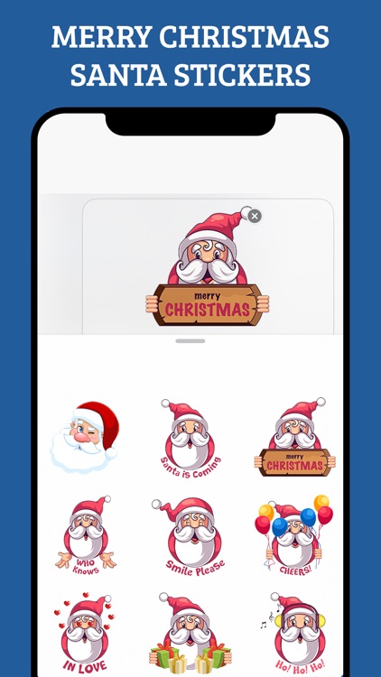 Christmas Santa Stickers