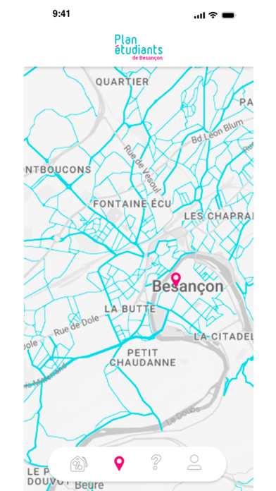 Plan des Étudiants de Besançon Screenshot