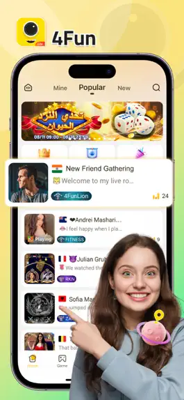 Game screenshot 4Fun - Live Voice, Play Ludo mod apk