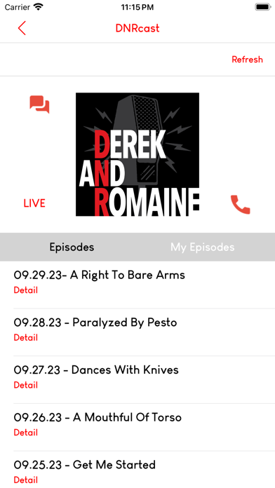 DNRcast Screenshot
