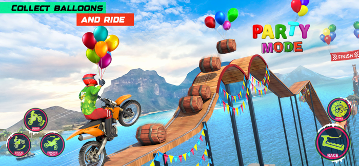 Bike Stunt 3D Motorcycle Games