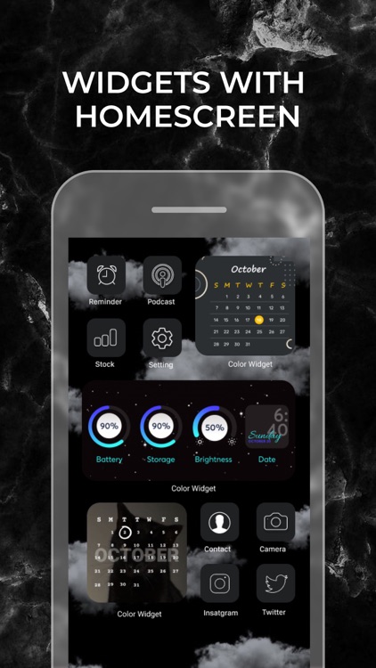 Themes: Icon & Color Widgets