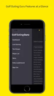 golf outing guru iphone screenshot 1