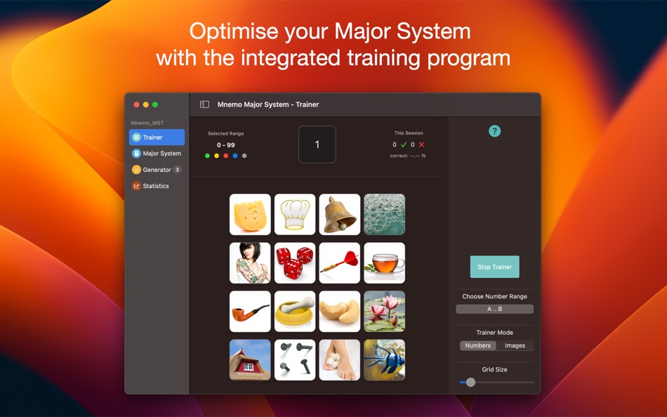 #4. Mnemo Major System (macOS) Podle: Gerald Reindl