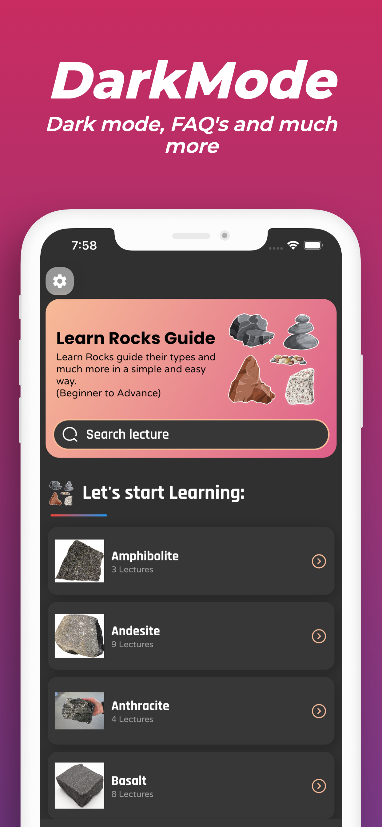 Rocks, Minerals, Crsytal Guide