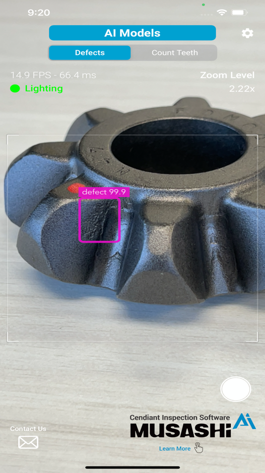 #7. Cendiant Gear Inspect Mobile (iOS) Podle: MusashiAI