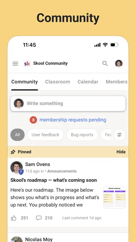 Skool Communities screenshot 1 of 4