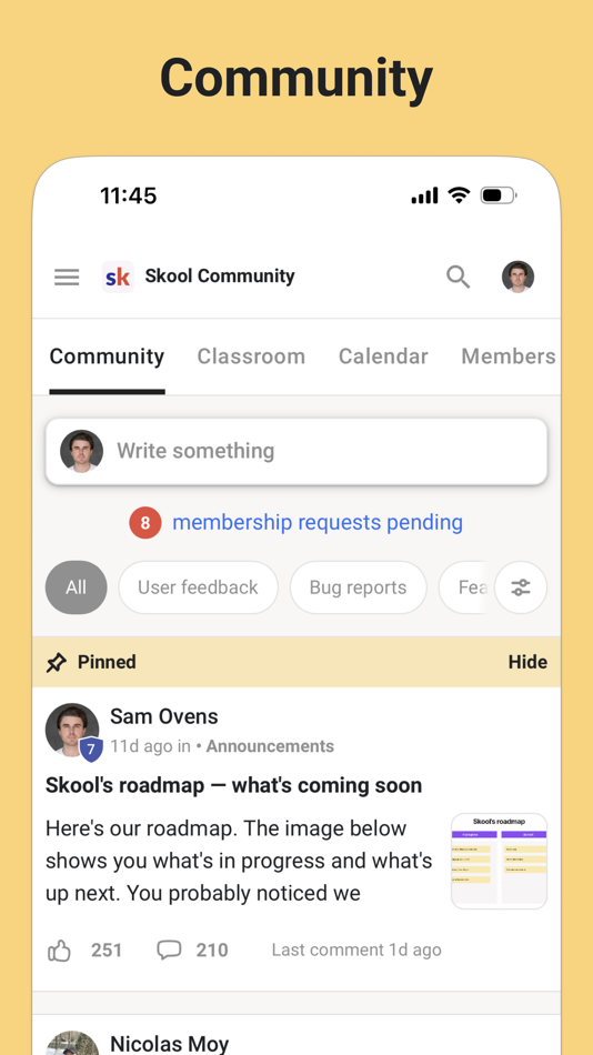 #1. Skool Communities (iOS) 由: Skool.com, Inc.