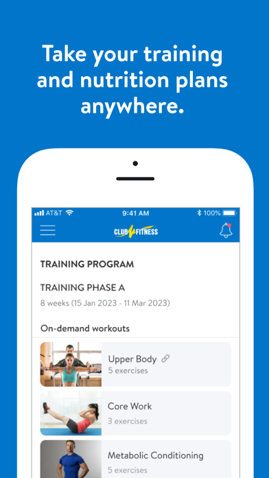 Club Fitness + Screenshot