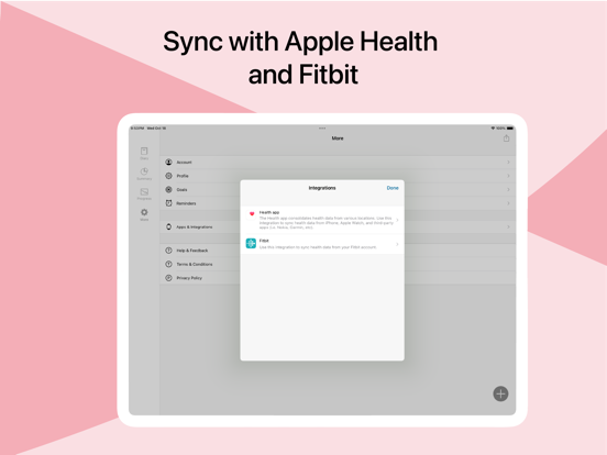 My Score Plus Calorie & Keto iPad screenshot 5 - Health & Fitness app