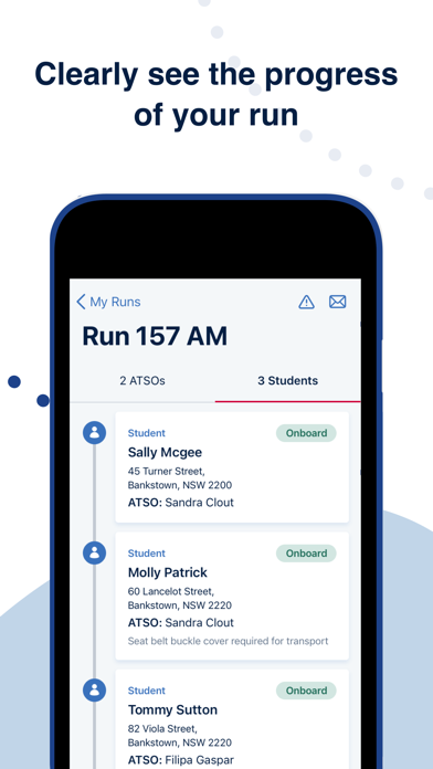 NSW Education ASTP Driver App Screenshot