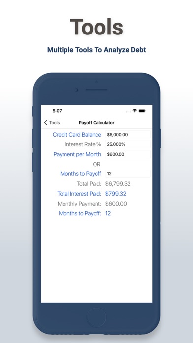 Loan and Mortgage Calculator Screenshot