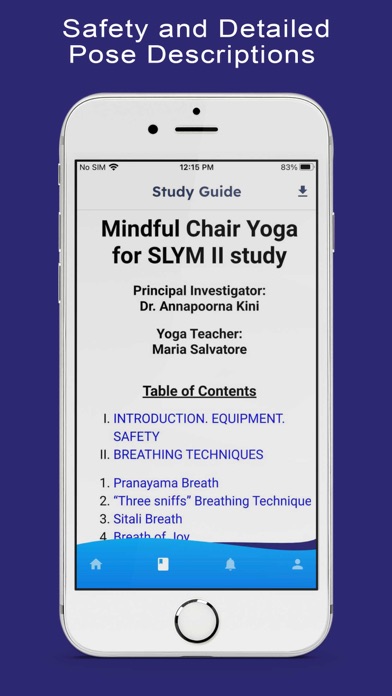 SLYM Yoga Study Screenshot