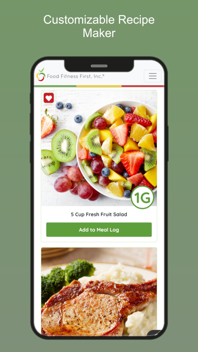 Food Fitness First Screenshot