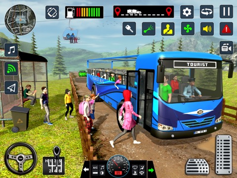 公共バスドライバーゲームのおすすめ画像3