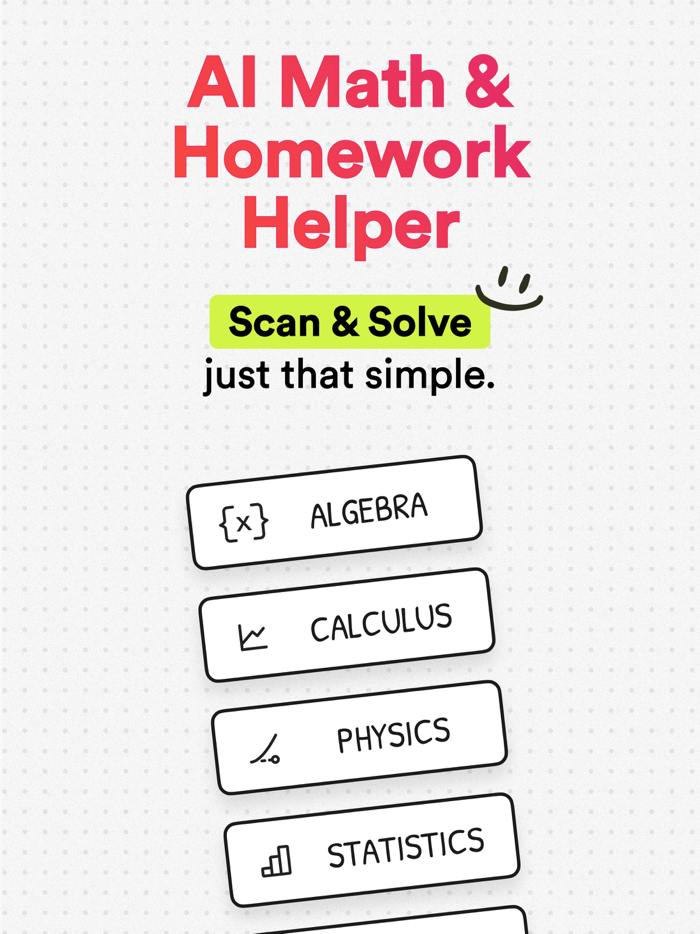 AI Homework Helper・Math Solver