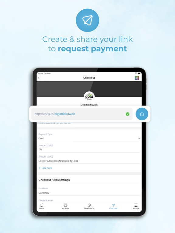 UPayments iPad screenshot 6 - Finance app
