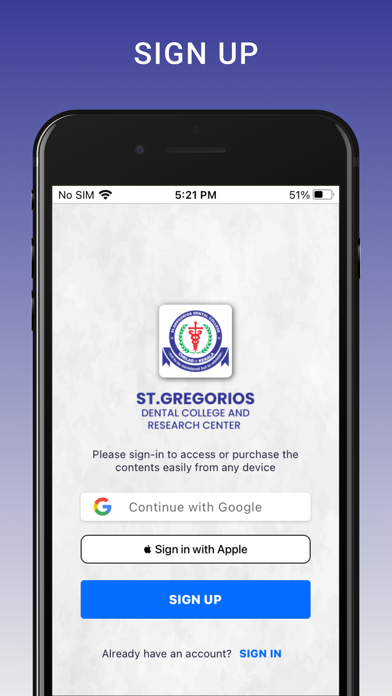 St.Gregorios Dental College Screenshot