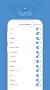 Hírstart - hírek és időjárás screenshot