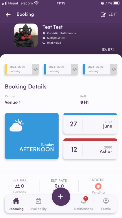 CaterMe: Booking Management screenshot-4