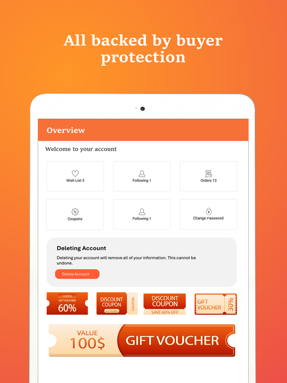 Deals Auctions iPad screenshot 4 - Shopping app