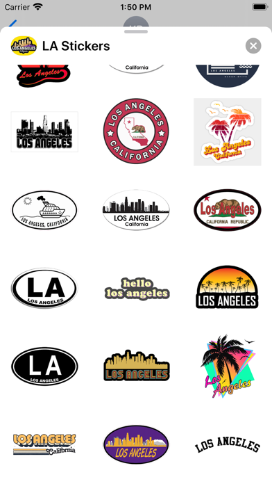 Screenshot #2 pour Los Angeles USA stickers emoji