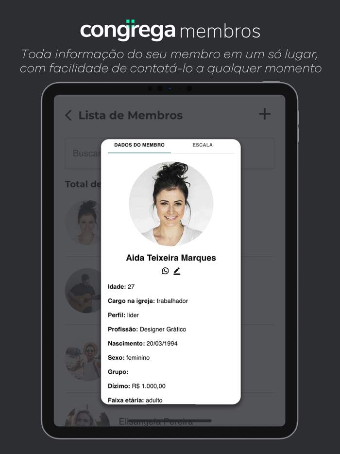 Congrega - Gestão para Igrejas