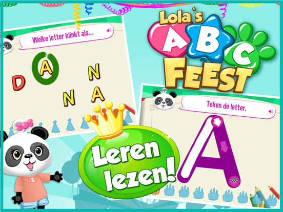 Lola's ABC-feest: Leren lezen iPad app afbeelding 1