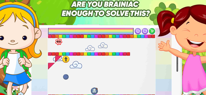Rainbow Ball - Physics Puzzles