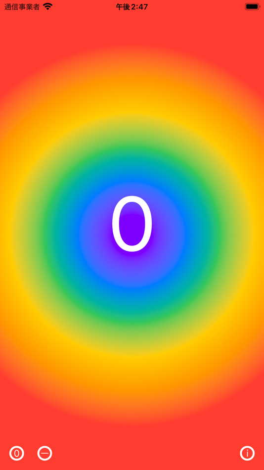 #1. CounterApp (iOS) 由: KIRINO JIN