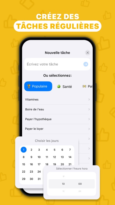 Screenshot #3 pour ListBox: agenda, rappel, liste