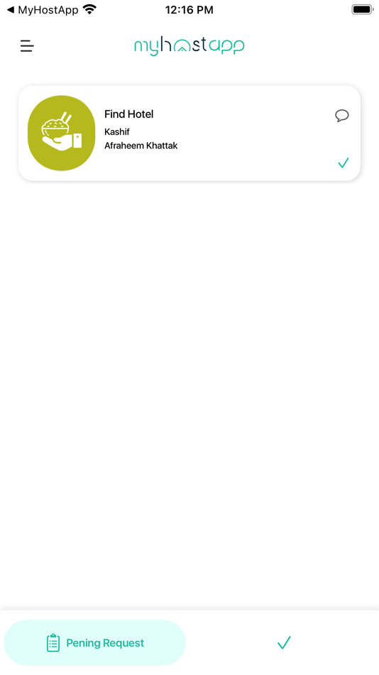 #2. My Host Worker (iOS) By: ARAB SPACE IT & COMMUNICATIONS EST