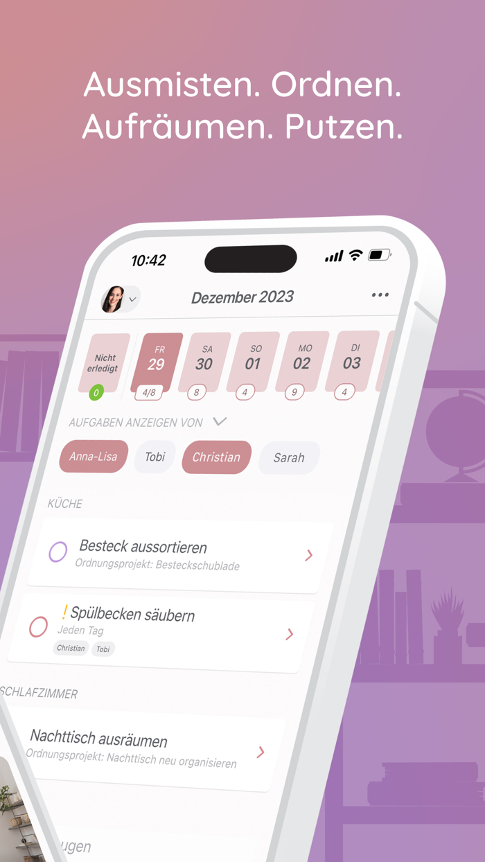 BeTidy » Ordnung and Putzplan