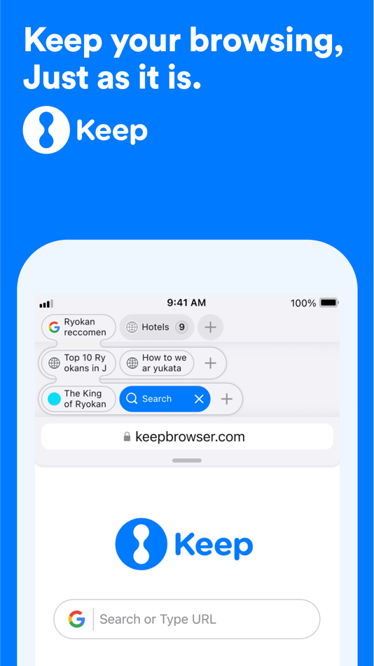 #1. Keep Browser: Tree-Format Tabs (iOS) By: RSA TECHNOLOGIES, LIMITED LIABILITY CO.