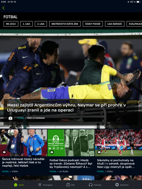 Screenshot #6 pour ČT sport